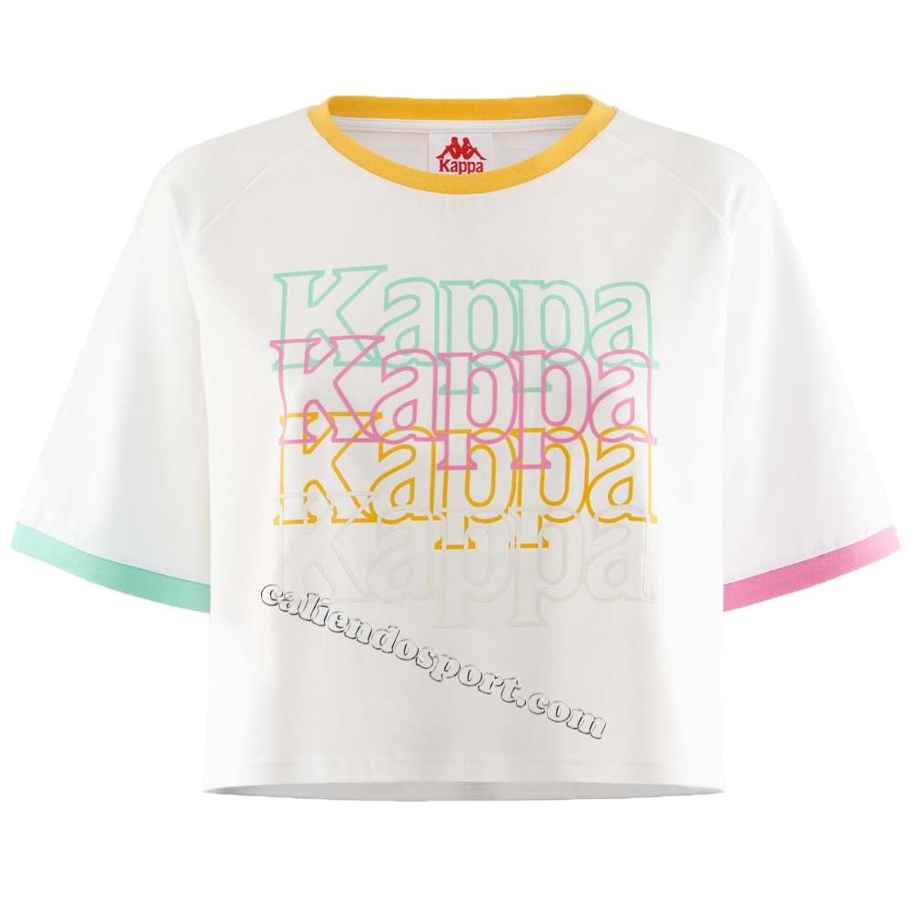 KAPPA T-SHIRT 304S4B0 AUTHENTIC SAND CAROLE