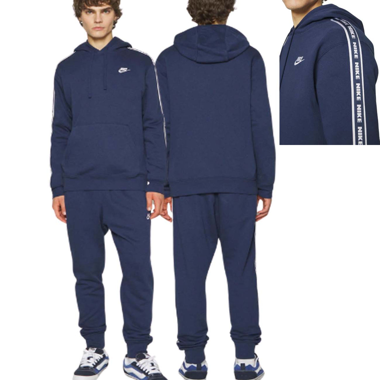 SURVÊTEMENT EN COTON POLAIRE NIKE FB7296 410 CLUB BLUE