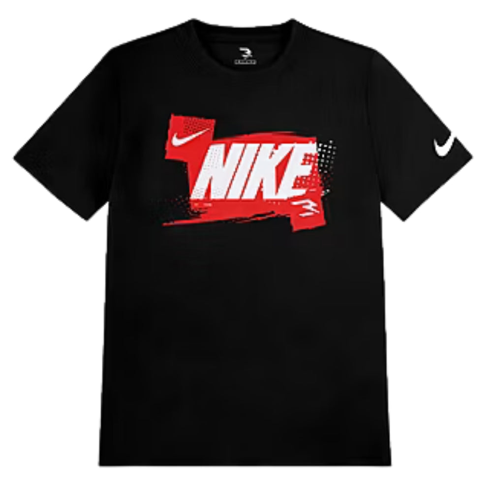 T-SHIRT RAGAZZI NIKE 9Q1436 023 SPORTWEAR COTONE NERO