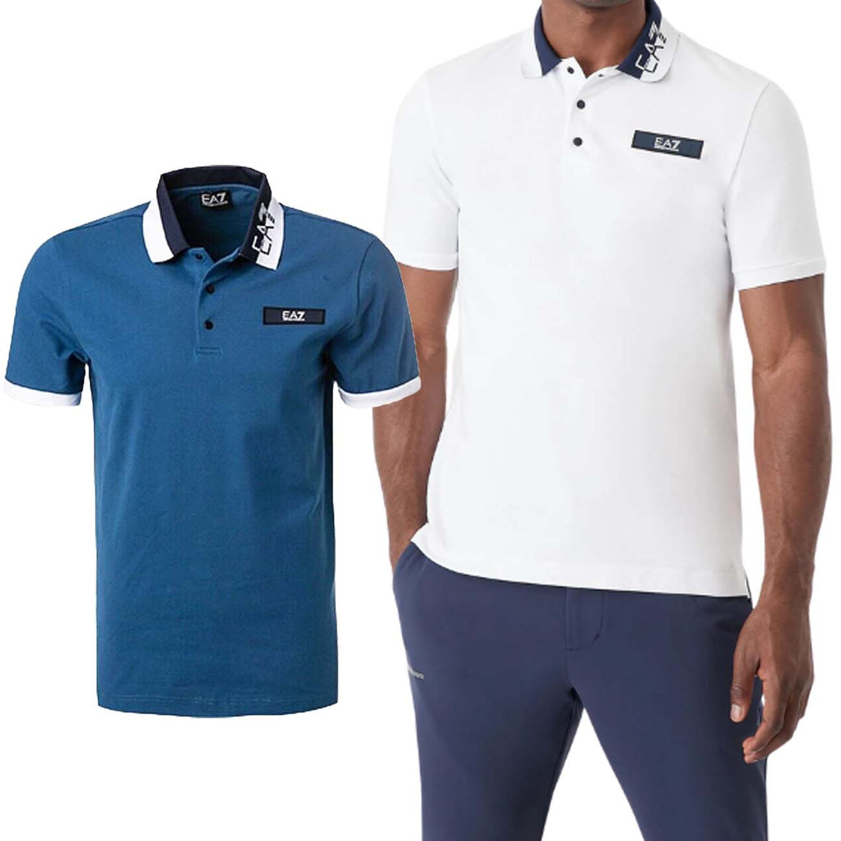 POLO ARMANI EA7 3RPF09 PJ04Z CLUB DE GOLF EN COTON