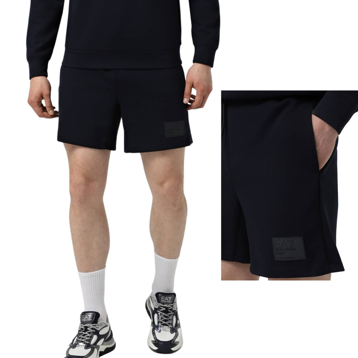 PANTALONCINO ARMANI EA7 E25 7X000019 UC001 NERO