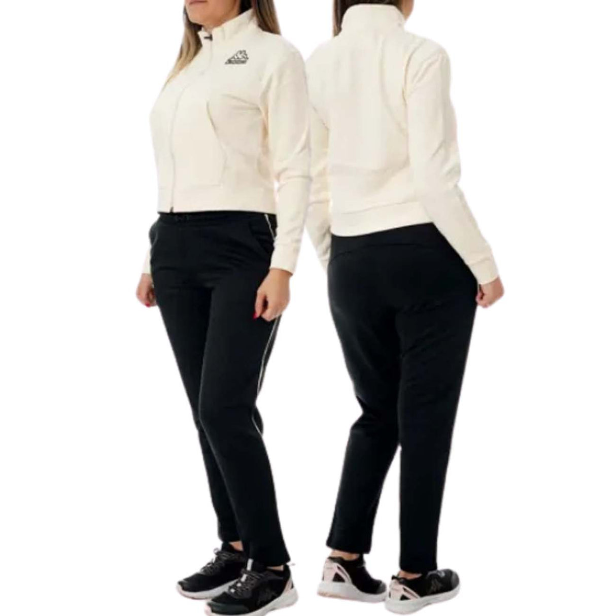 TUTA DONNA KAPPA 331R2QW A09 LOGO FAMALI FELPATA