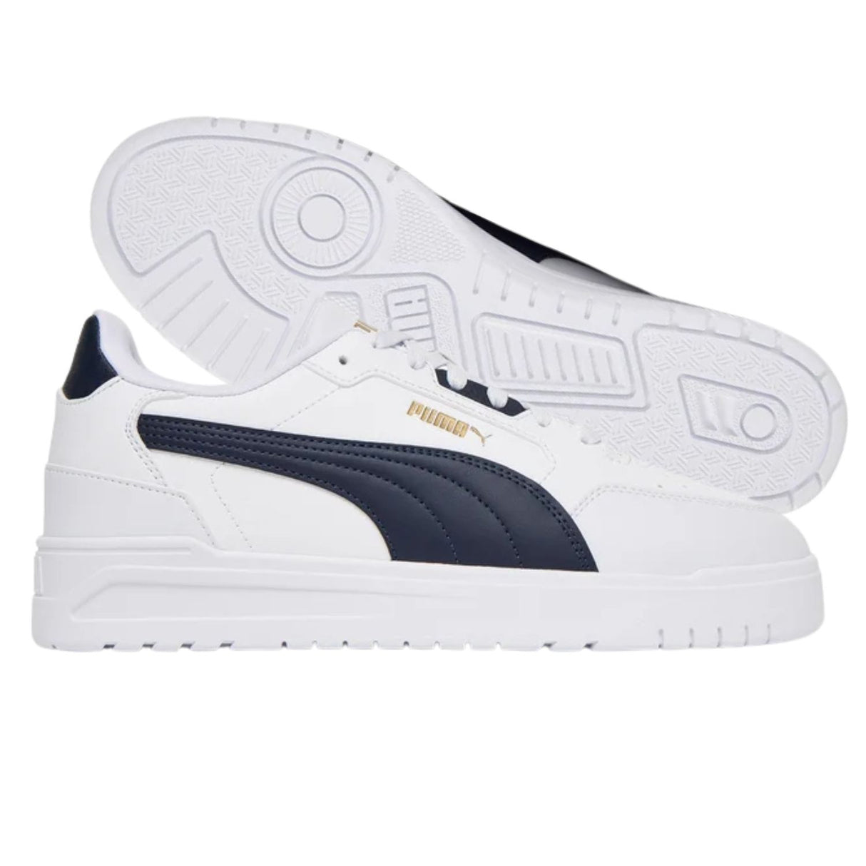 SCARPA PUMA 402596 02 SHUFFLE DOWNTOWN BIANCO NERO