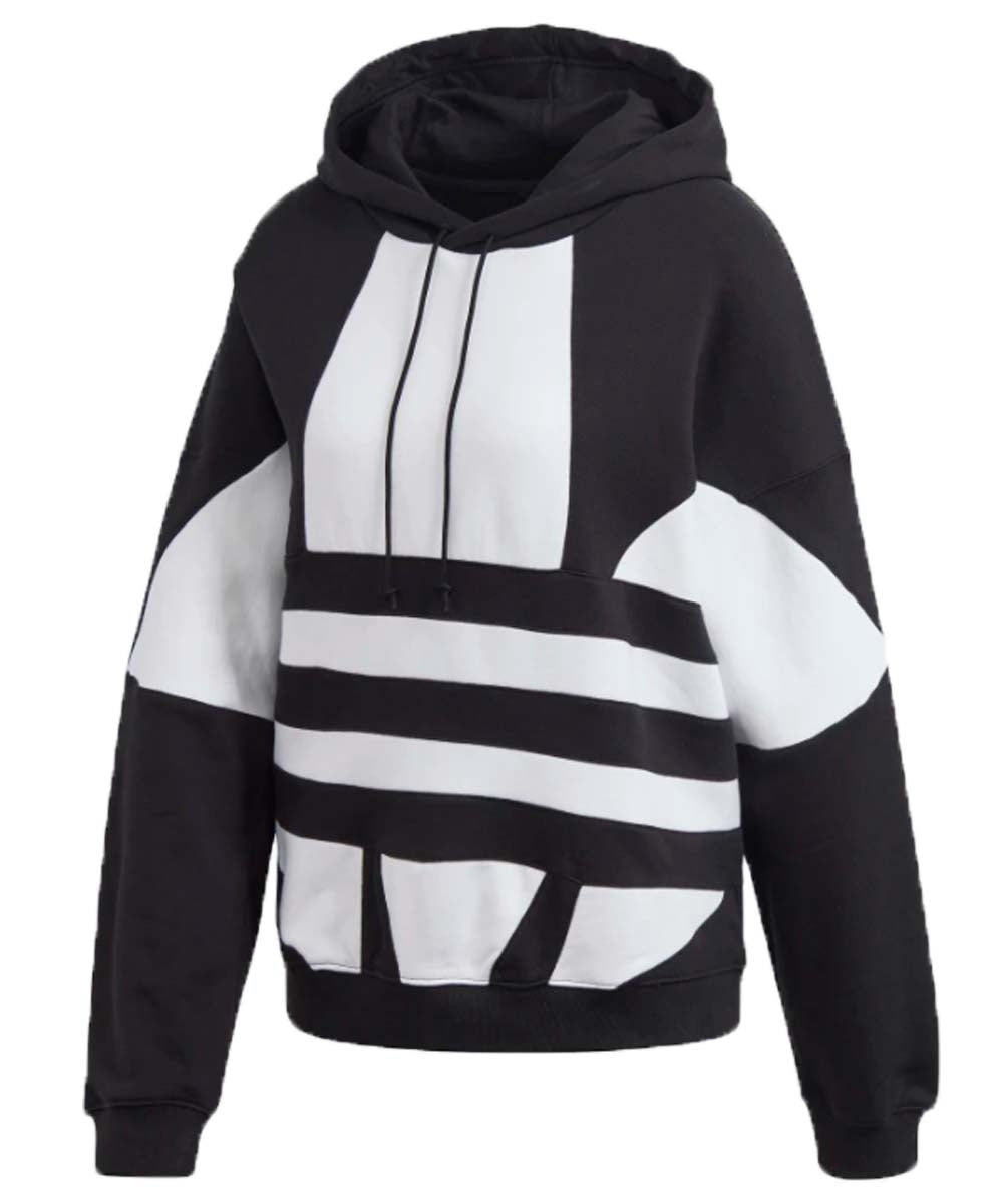 FELPA ADIDAS DONNA FS1306 FS1308 FS1307 HOODIE LARGE LOGO