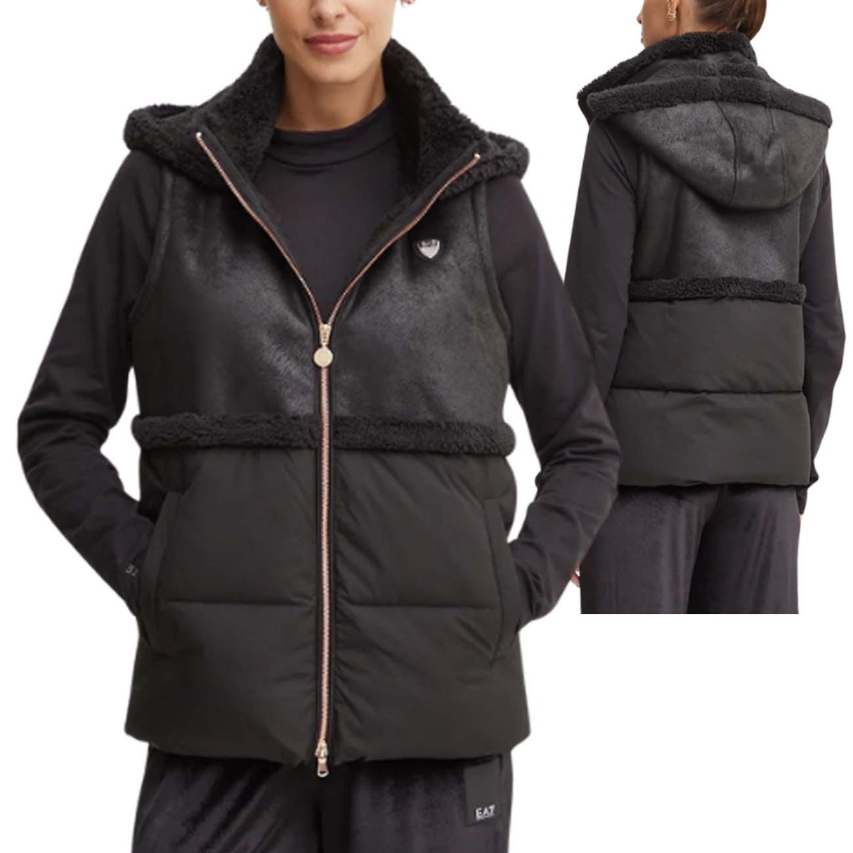 GIUBBOTTO DONNA SMANICATO ARMANI EA7 I25 6DTQ04 TNAWZ 1200