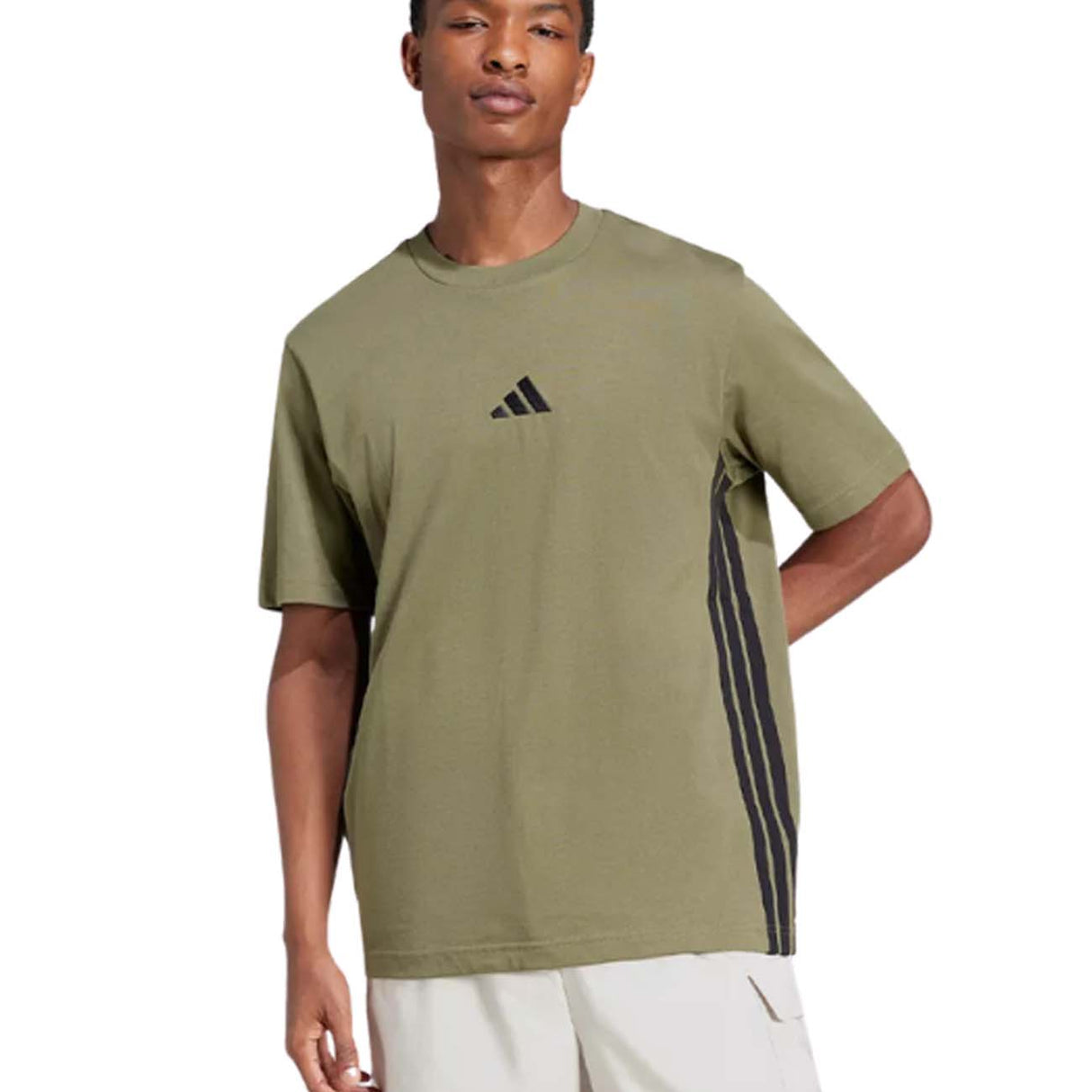 T-SHIRT ADIDAS JE6391 ESSENTIALS COTONE STRIPES COTONE