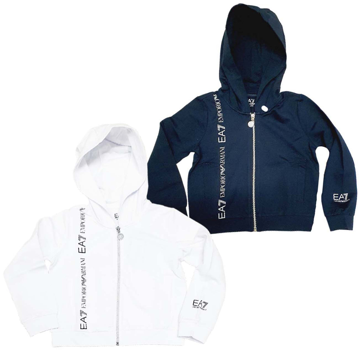 ARMANI EA7 3RFM03 FJ5FZ COTTON GIRLS SWEATSHIRT