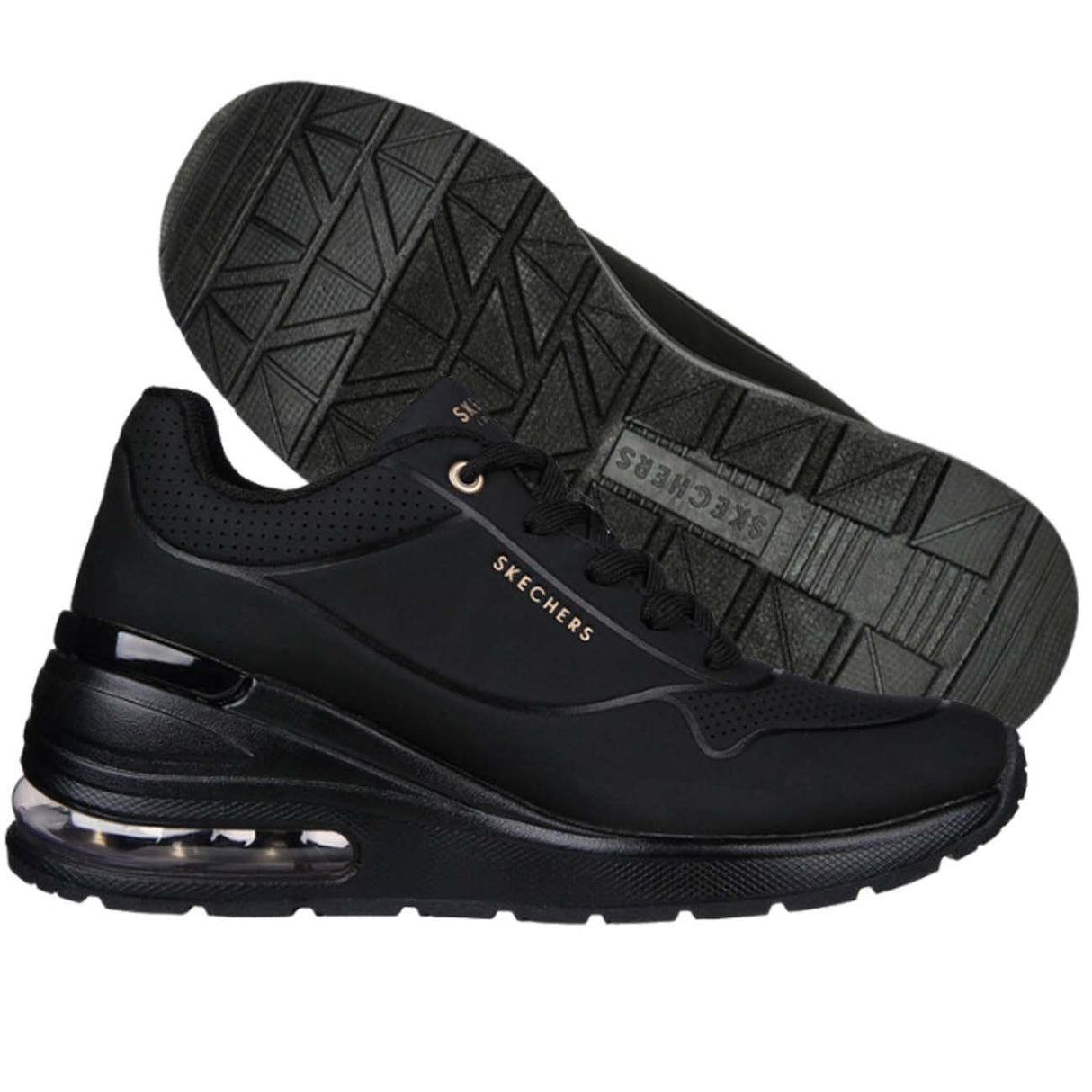 SCARPA SKECHERS DONNA 155401 BBK MILLION AIR