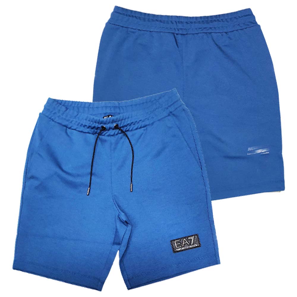 ARMANI EA7 3RPS75 PJARZ WHITE BLACK SHORTS