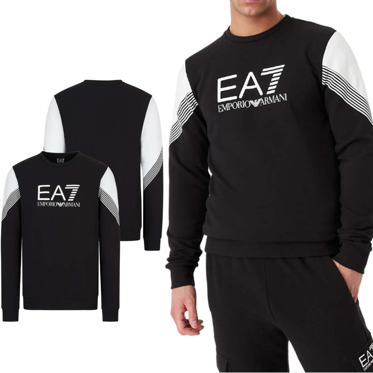 FELPA ARMANI EA7 6LPM55 PJ9FZ COTONE FELPATO