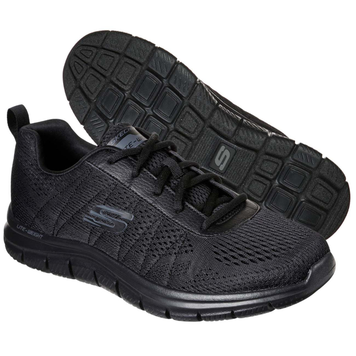 SCARPA SKECHERS 232081 BBK TRACK MOULTON NERO