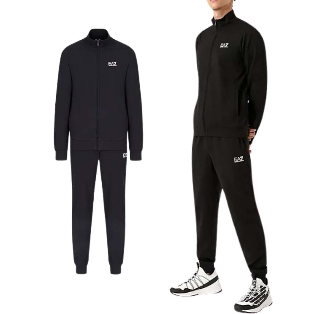 TUTA ARMANI EA7 E24 8NPV51 PJ05Z 1200 NERO COTONE