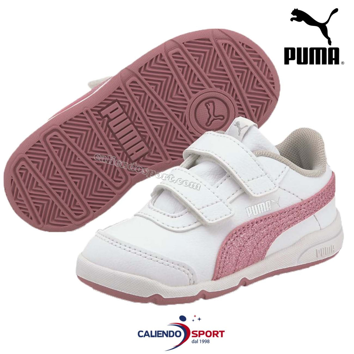 PUMA GIRL'S SHOES 193621 04 STEPFLEEX2 SLVE GLITZFS V PS