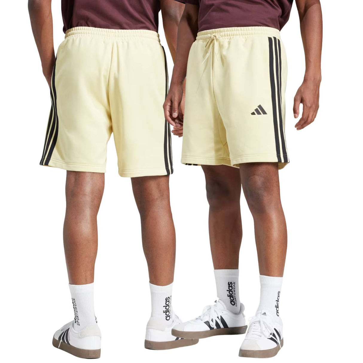 PANTALONCINO ADIDAS JE6420 ESSENTIALS COTONE GIALLO SPORT