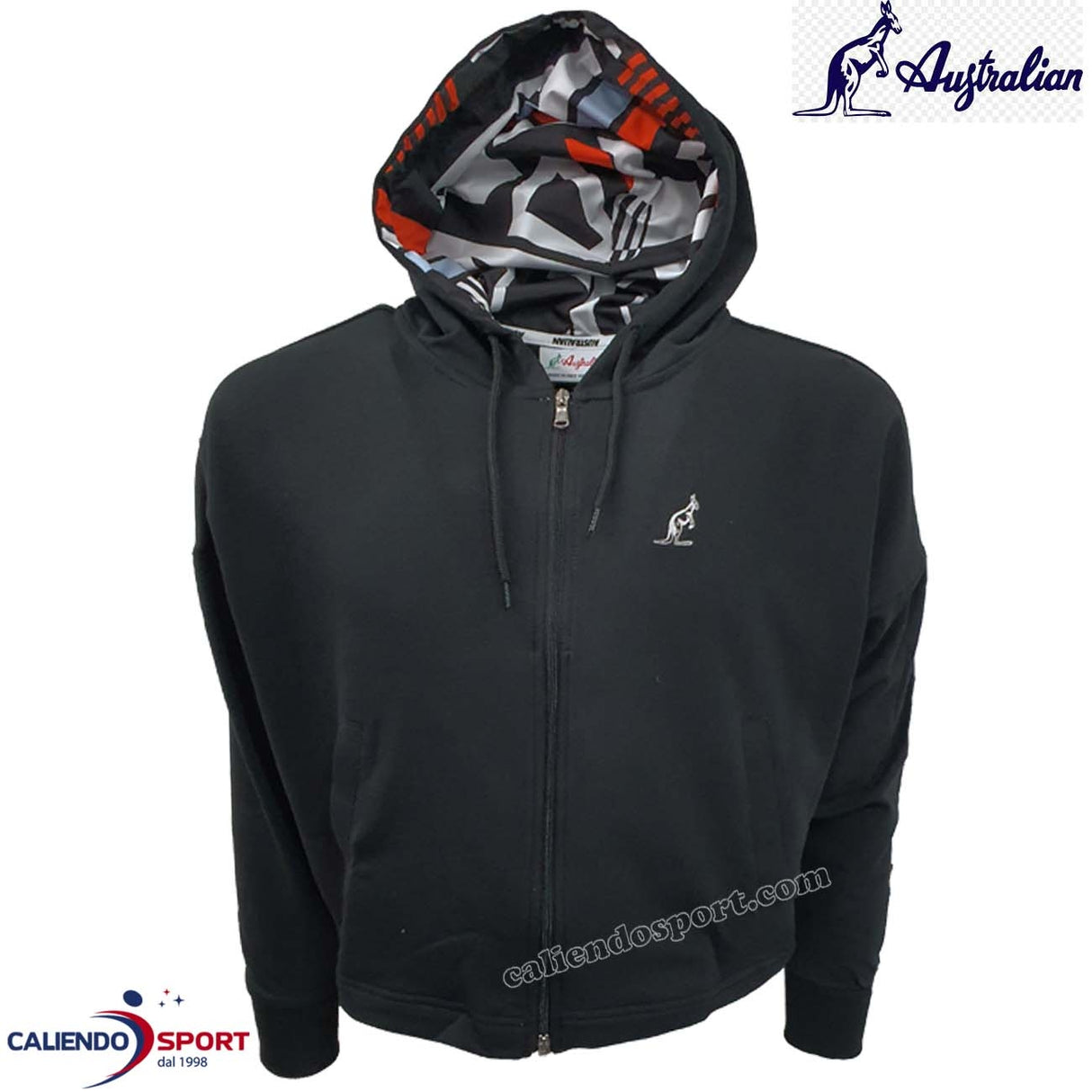 FELPA AUSTRALIAN DONNA FE0008 COTONE FULL ZIP