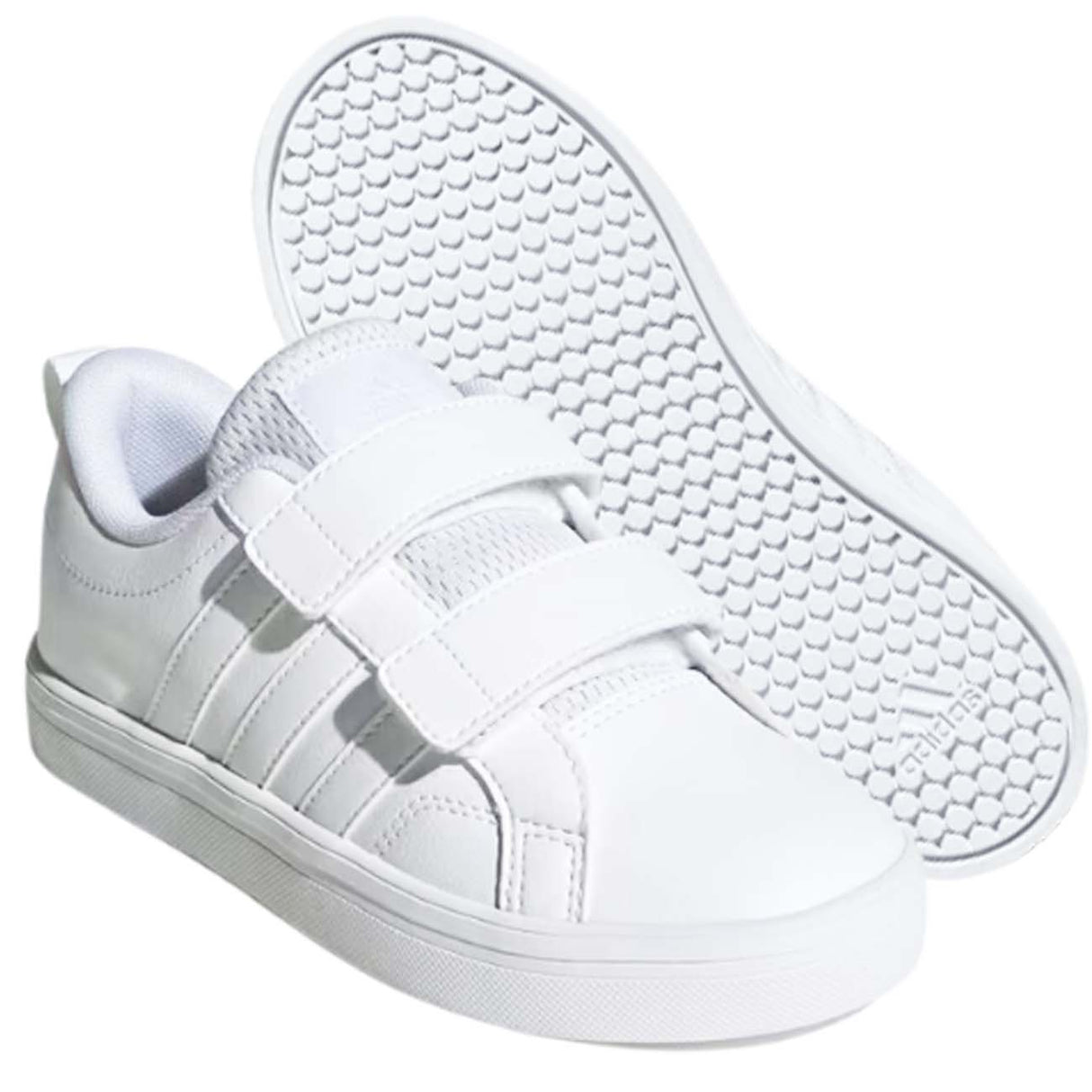 SCARPA RAGAZZI ADIDAS IE3474 VS PACE 2.0 BIANCO STRAPPO