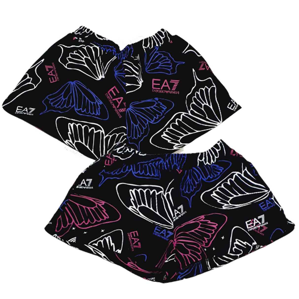 PANTALONCINO BAMBINE ARMANI EA7 3RFS53 FJ5FZ COTONE