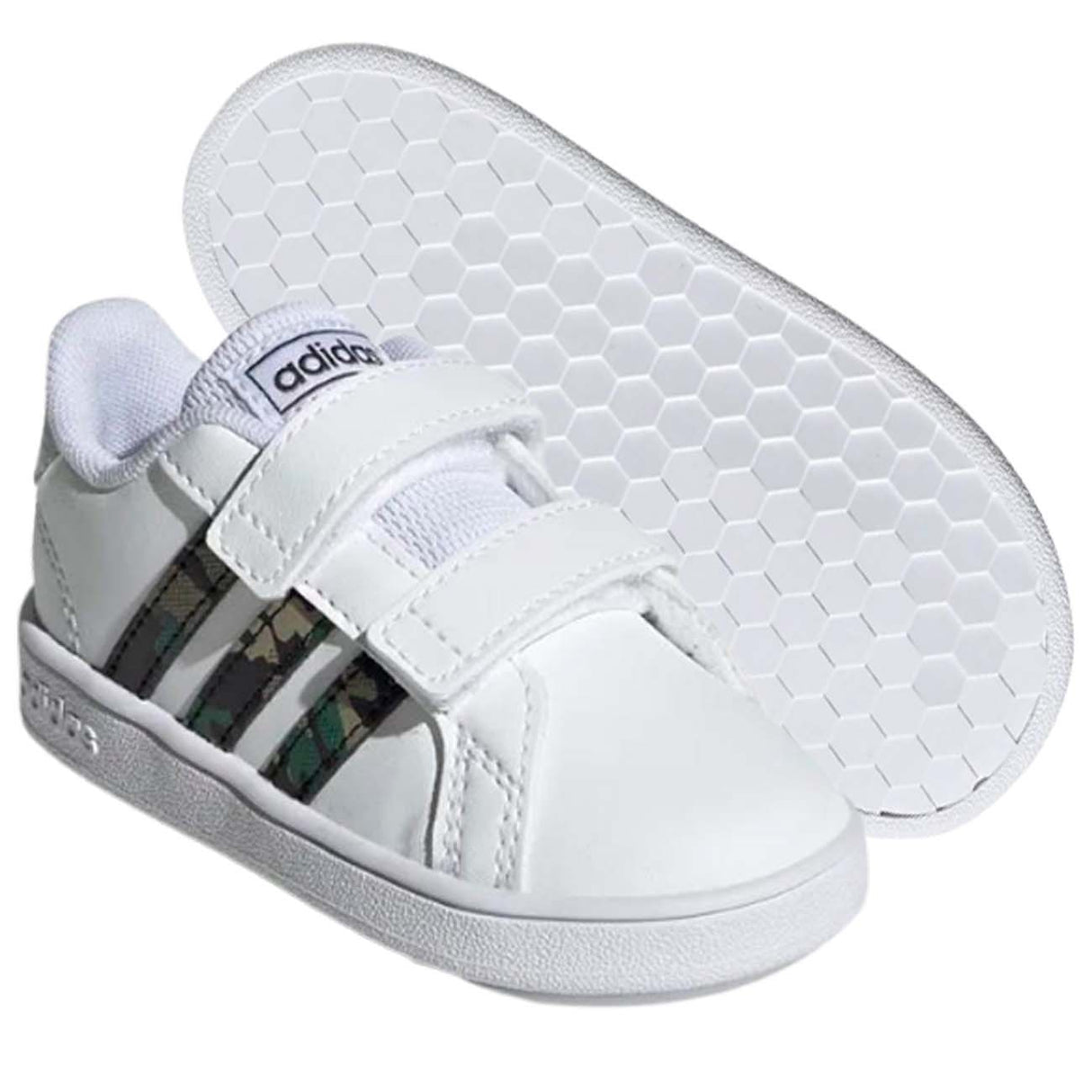 CHAUSSURES ADIDAS GZ1086 GRAND COURT CAMOUFLAGE POUR ENFANTS