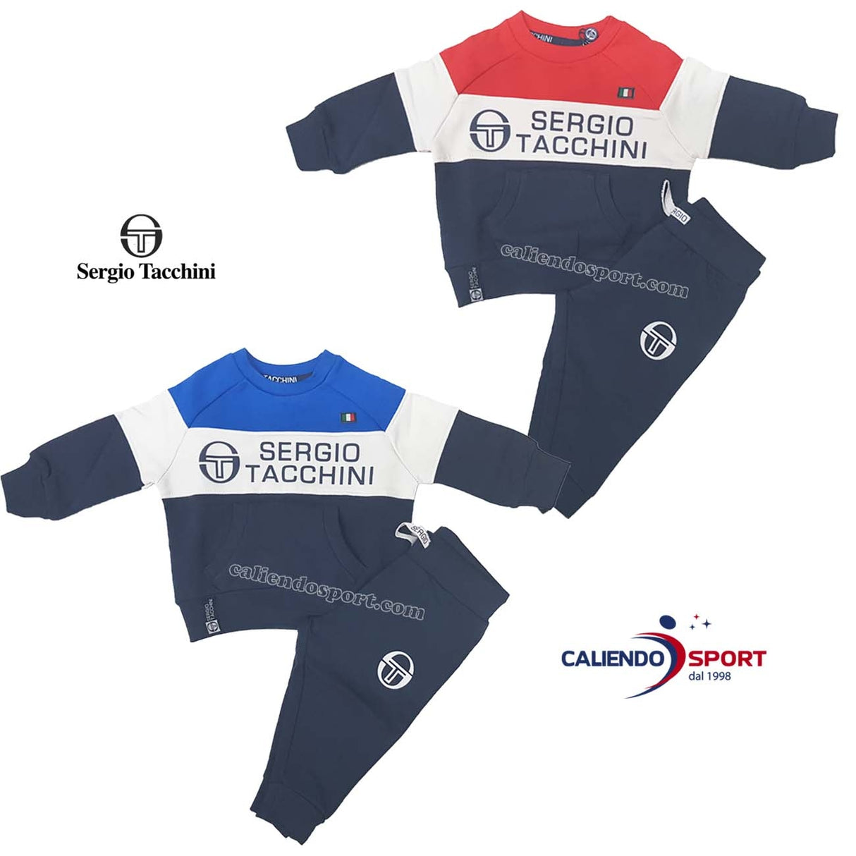 TUTA SERGIO TACCHINI 3031T0025 BAMBINI BLU FELPATA