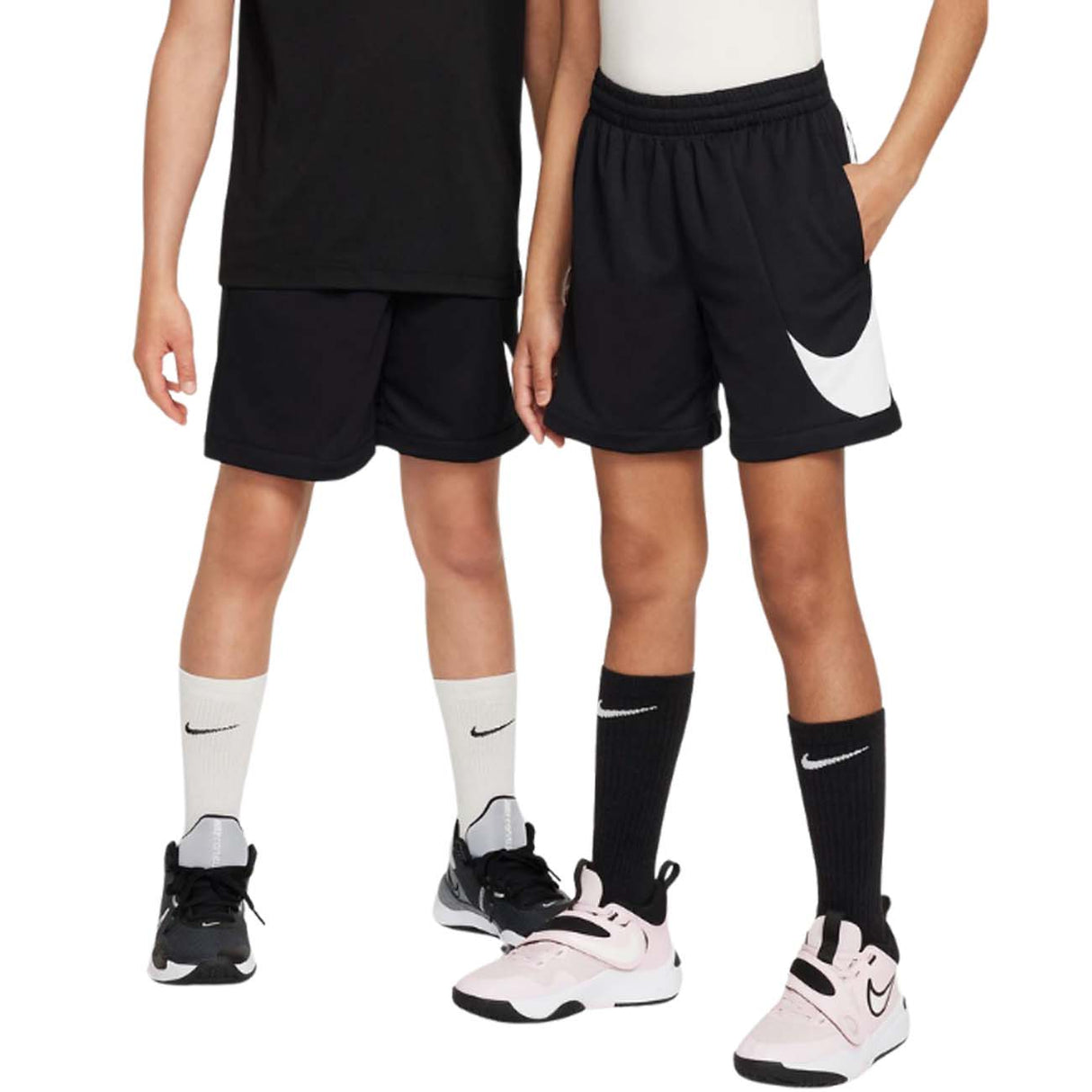 PANTALONCINO RAGAZZI NIKE FV0269 010 DRI FIT NERO