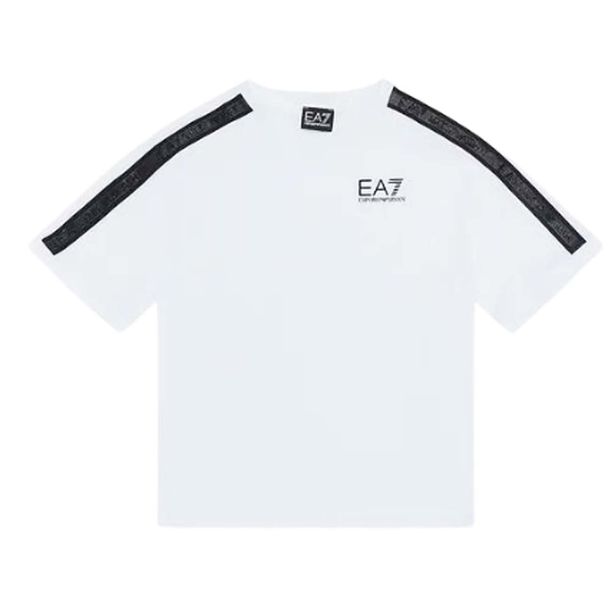 T-SHIRT BAMBINI ARMANI EA7 E24 3DBT56 BJ02Z 1100 BIANCO