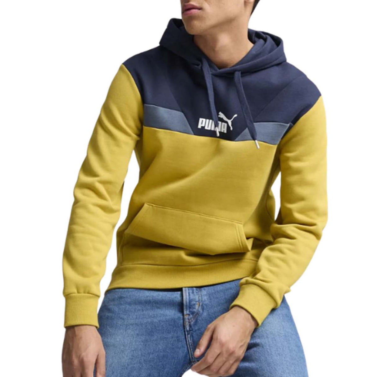 FELPA PUMA COLORBLOCK 681731 21 COTONE FELPATO