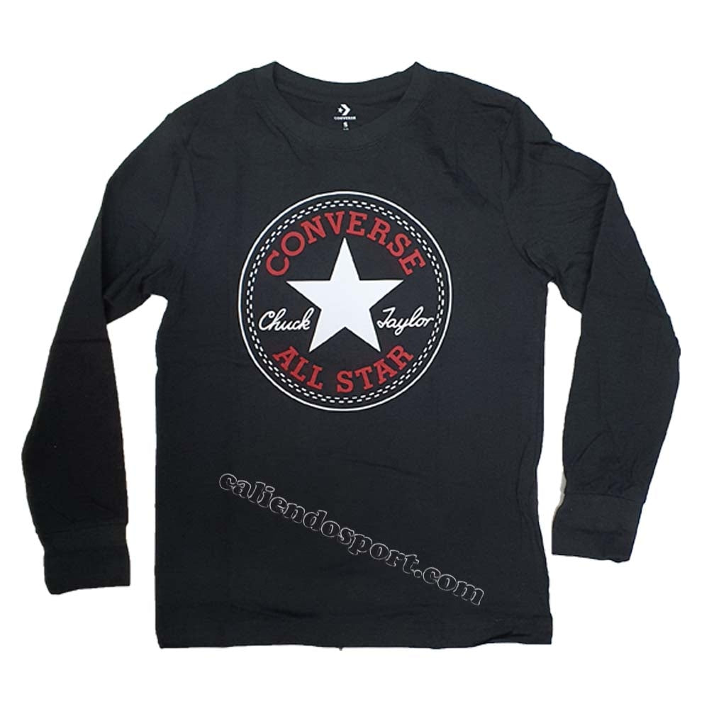 T-SHIRT CONVERSE GARÇON 966243 COTON MANCHES LONGUES