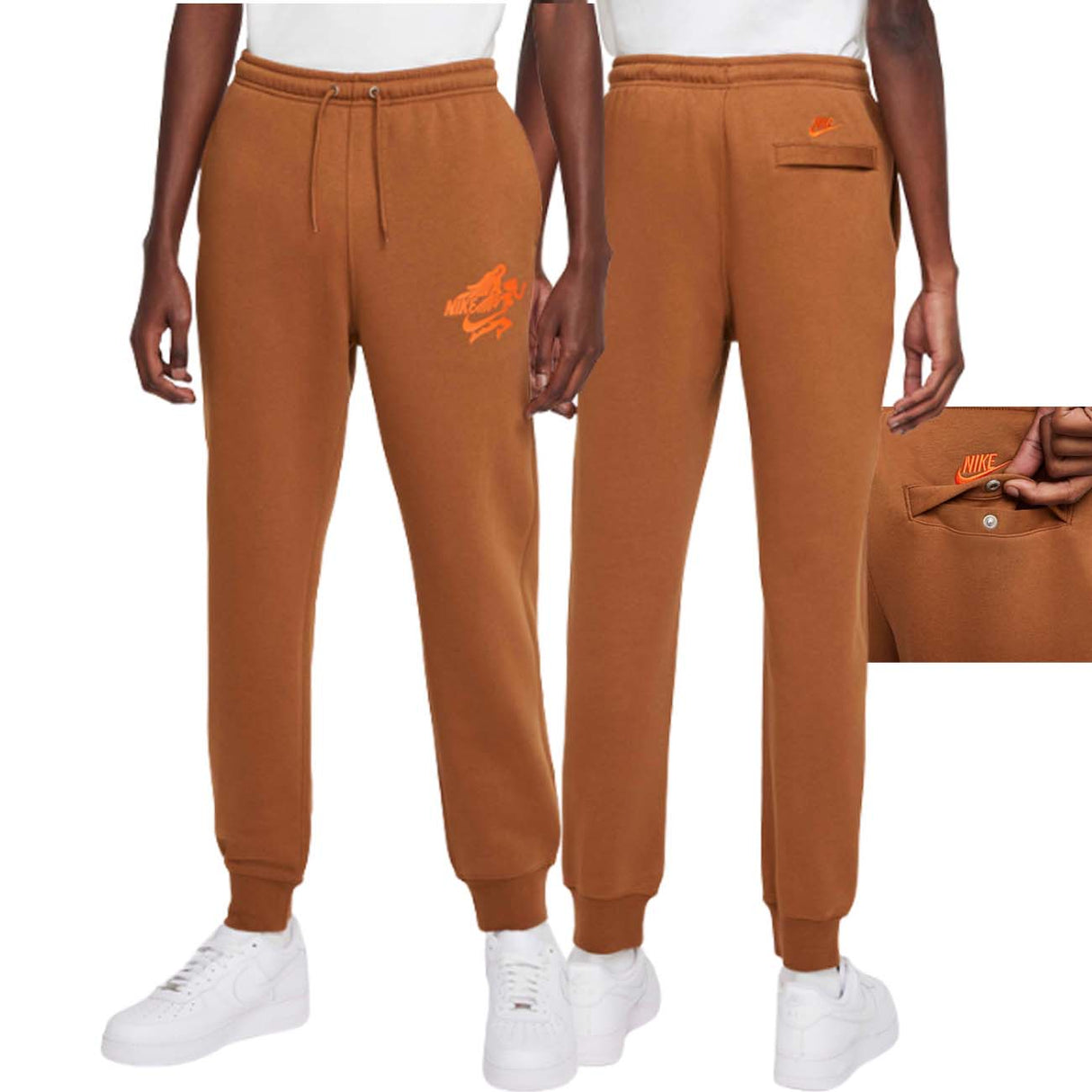 PANTALONE NIKE FZ0907-281 SPORTWEAR COTONE FELPATO