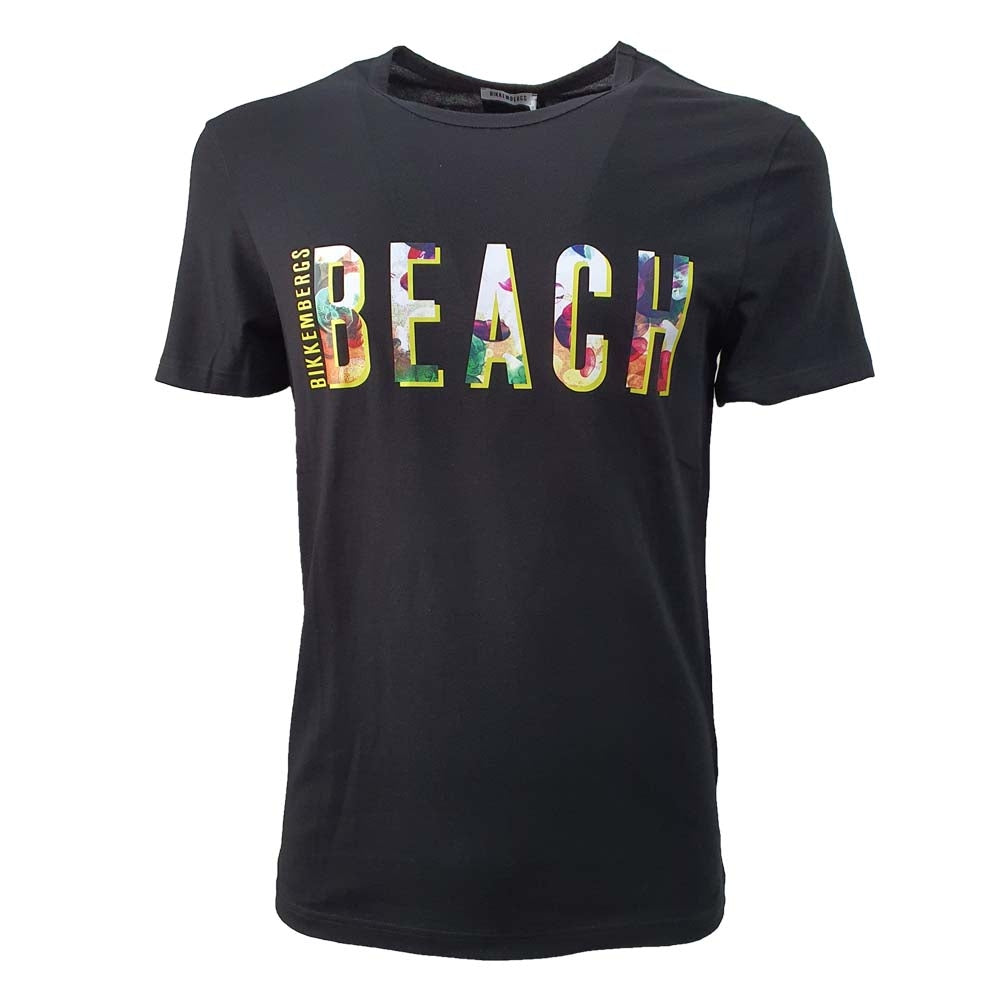 T-SHIRT BIKKEMBERGS VBKB05087 COTON NOIR