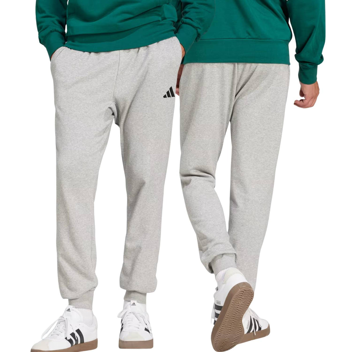 PANTALONE ADIDAS JE3855 ESSENTIALS GRIGIO COTONE