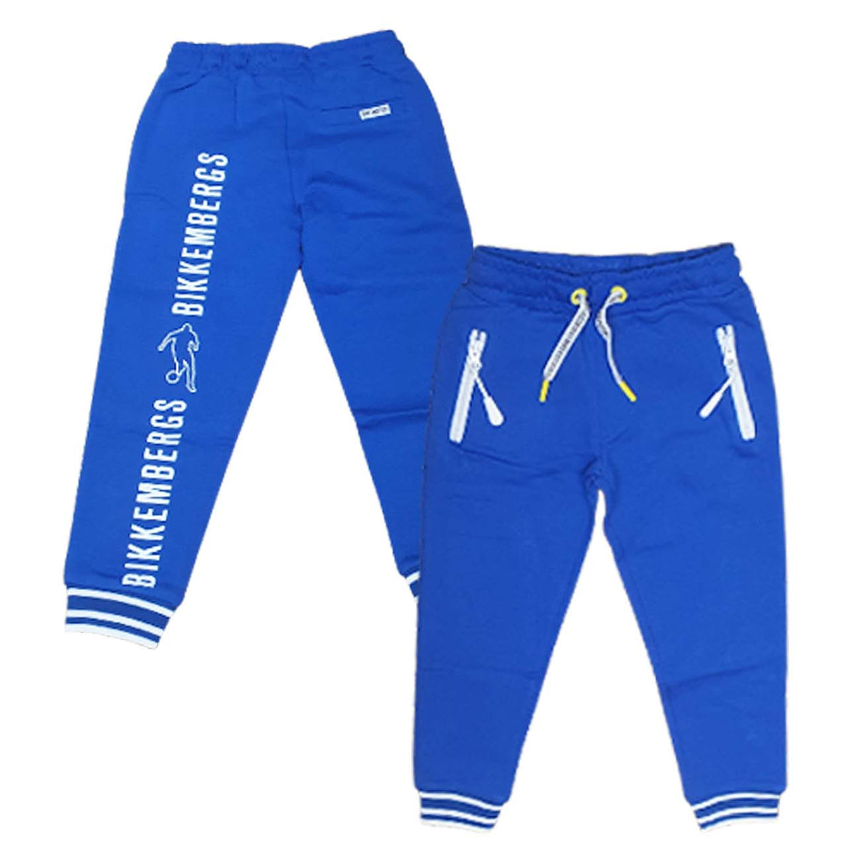 PANTALONE TUTA BIKKEMBERGS BK0813 RAGAZZI COTONE GARZATO