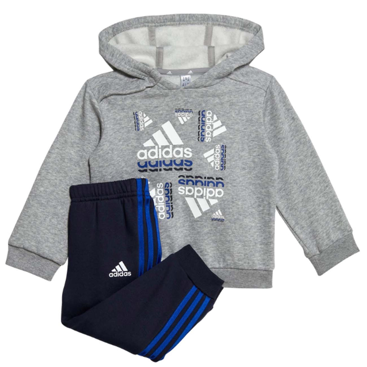 TUTA BAMBINI ADIDAS HR5883 COTONE FELPATO