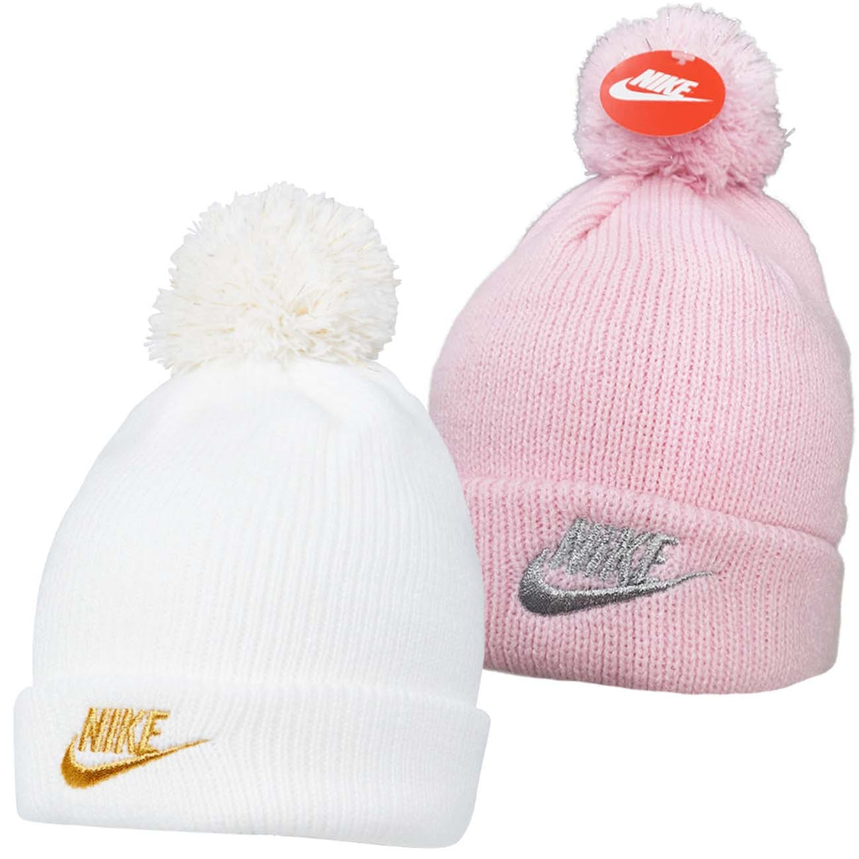 BONNET NIKE ENFANT 3A2948 À POM CHENILLE CÔTELÉ