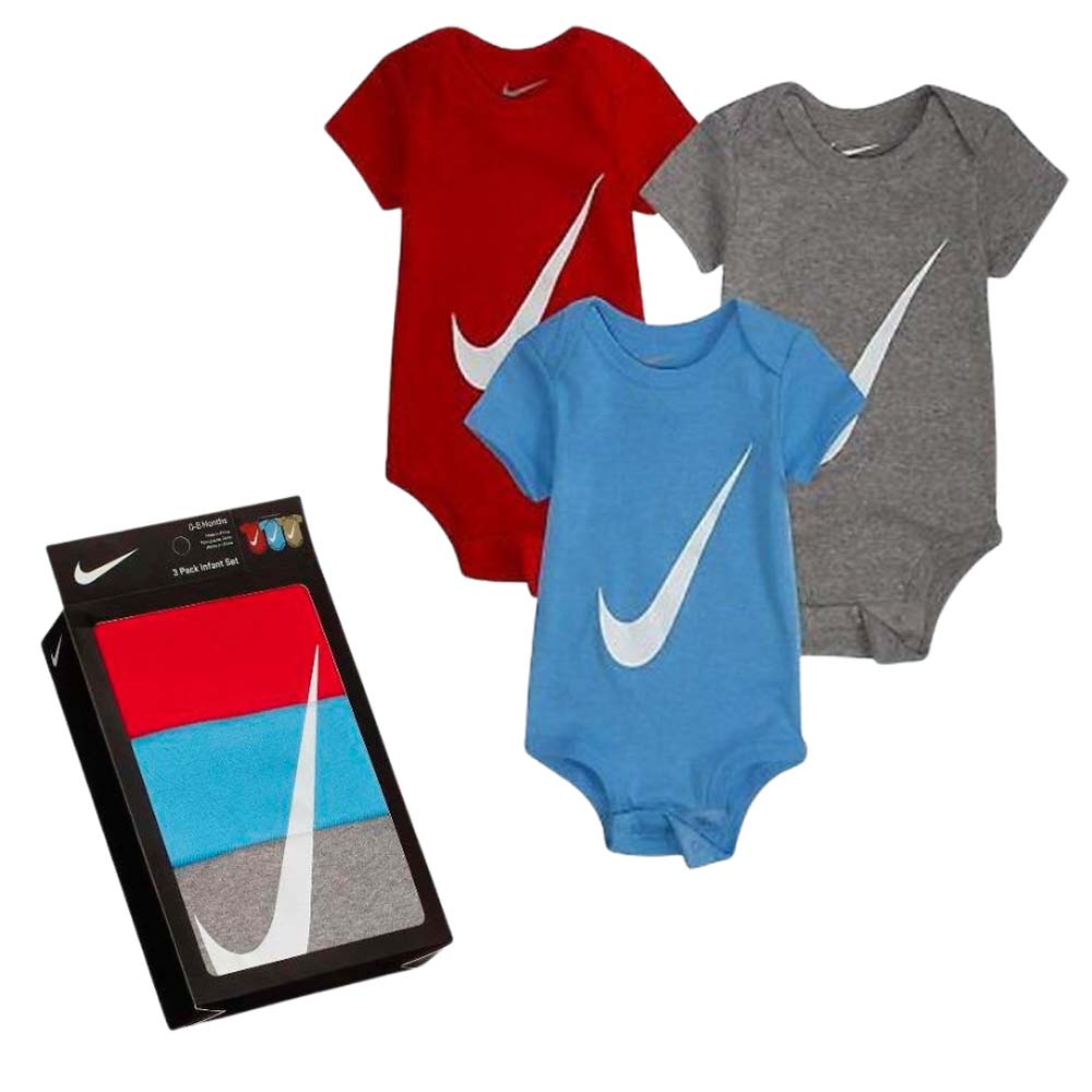 NEWBORN BODYSUIT BOX LN0272 (0-6 MONTHS) 3 PIECES COTTON