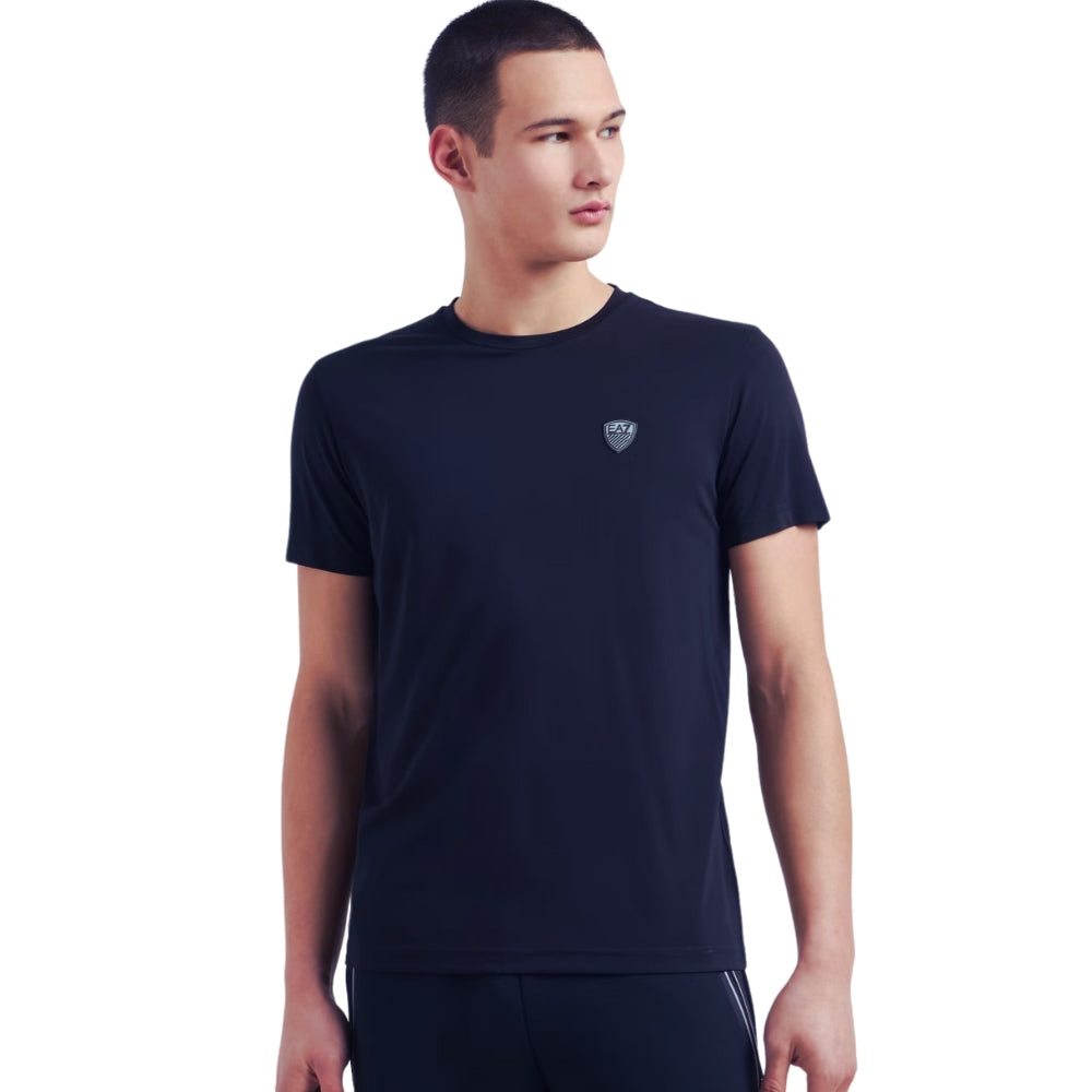 T-SHIRT ARMANI EA7 E25 8NPT16 1562 BLU VISCOSA