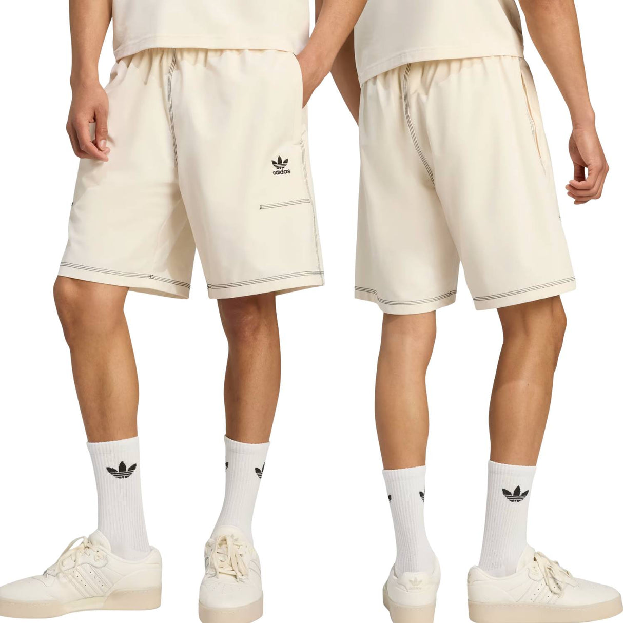 PANTALONCINO ADIDAS KA8541 TREFOIL ESSENTIALS BEIGE