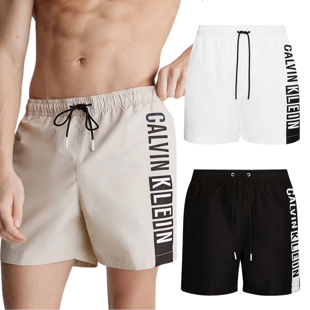 COSTUME CALVIN KLEIN KM0KM00991 INTENSE POWER NUOTO