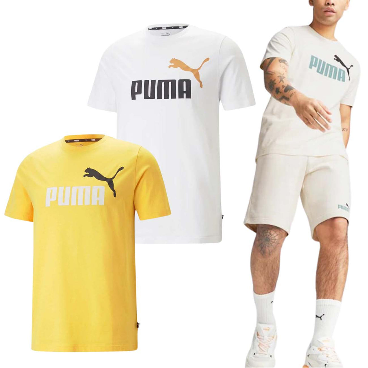 T-SHIRT PUMA 586759 COLOUR LOGO COTONE