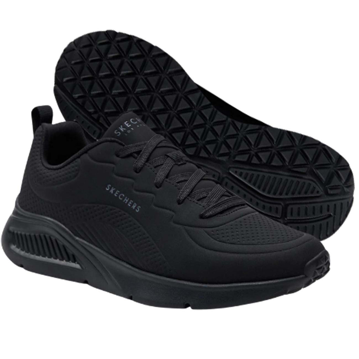 SCARPA SKECHERS 183120 BBK UNO LITE ONE NERO