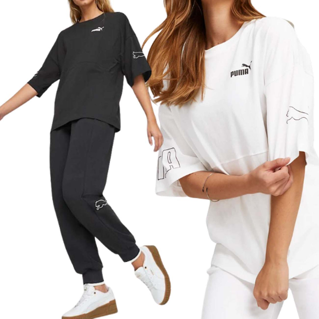 T-SHIRT DONNA PUMA 673636 POWER COLOURBLOCK