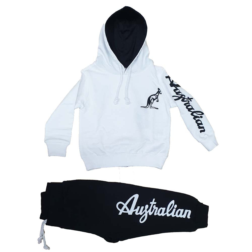 SURVÊTEMENT AUSTRALIEN POUR GARÇONS AS0406 EN COTON BROSSÉ