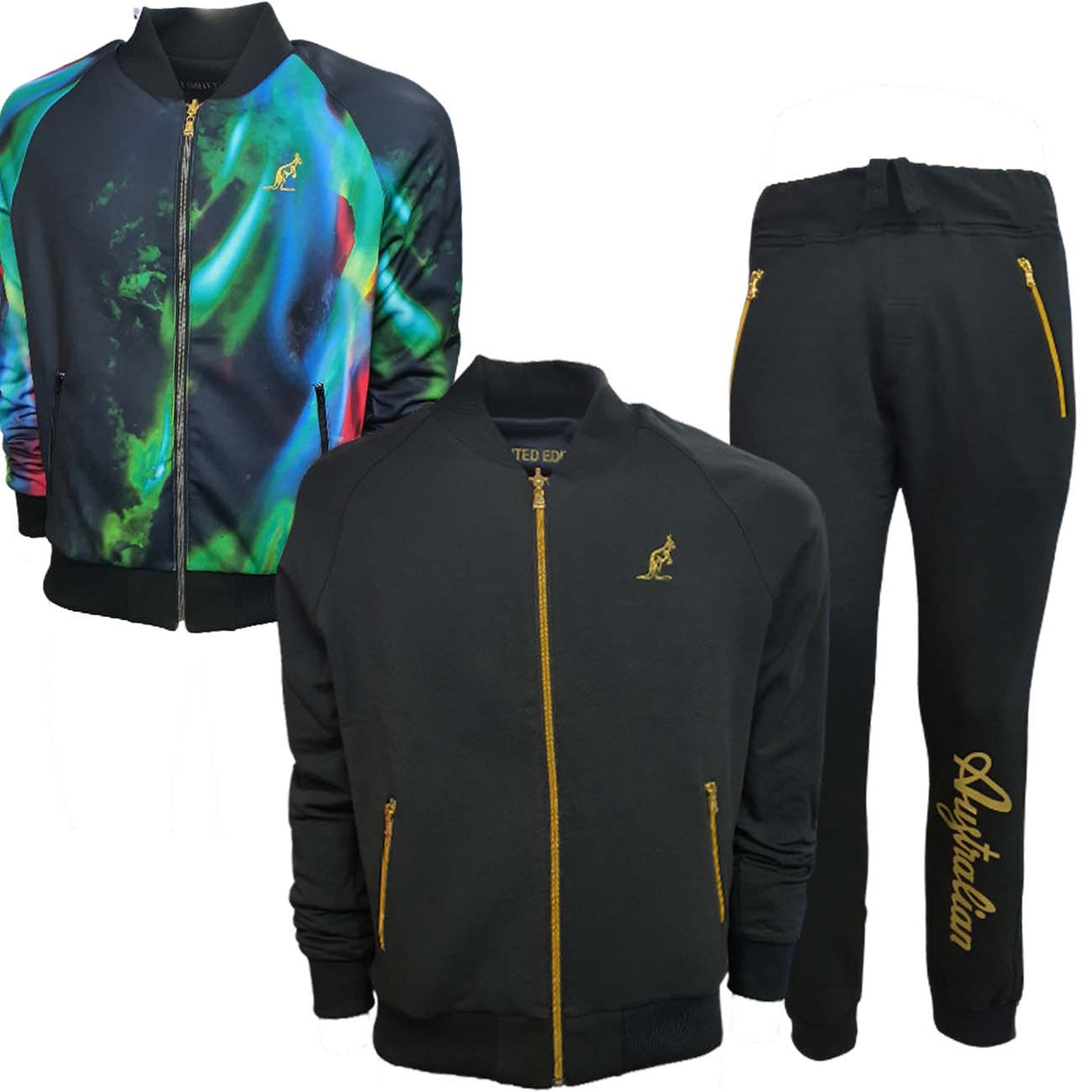 COSTUME AUSTRALIEN SPUTU0005 GRAPHISMES PAR SUBLIMATION EN ÉDITION LIMITÉE