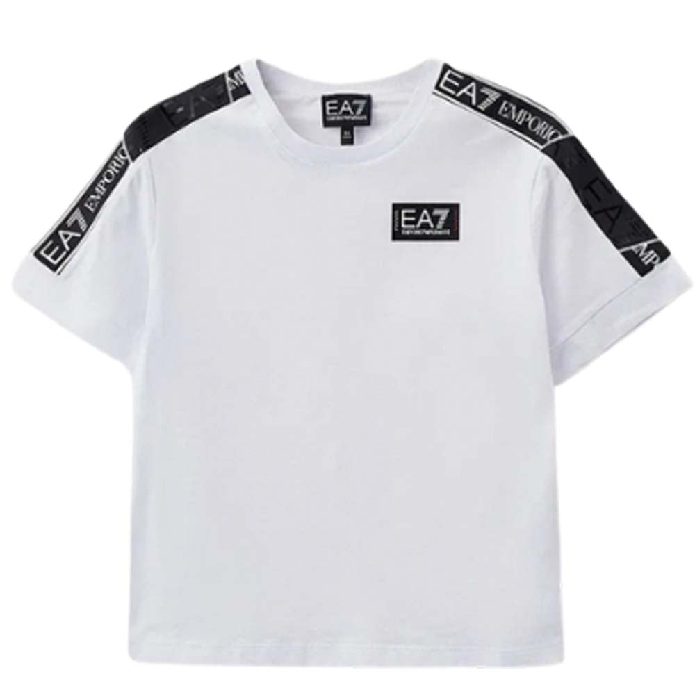 T-SHIRT RAGAZZI ARMANI EA7 3RBT56 BJ02Z COTONE