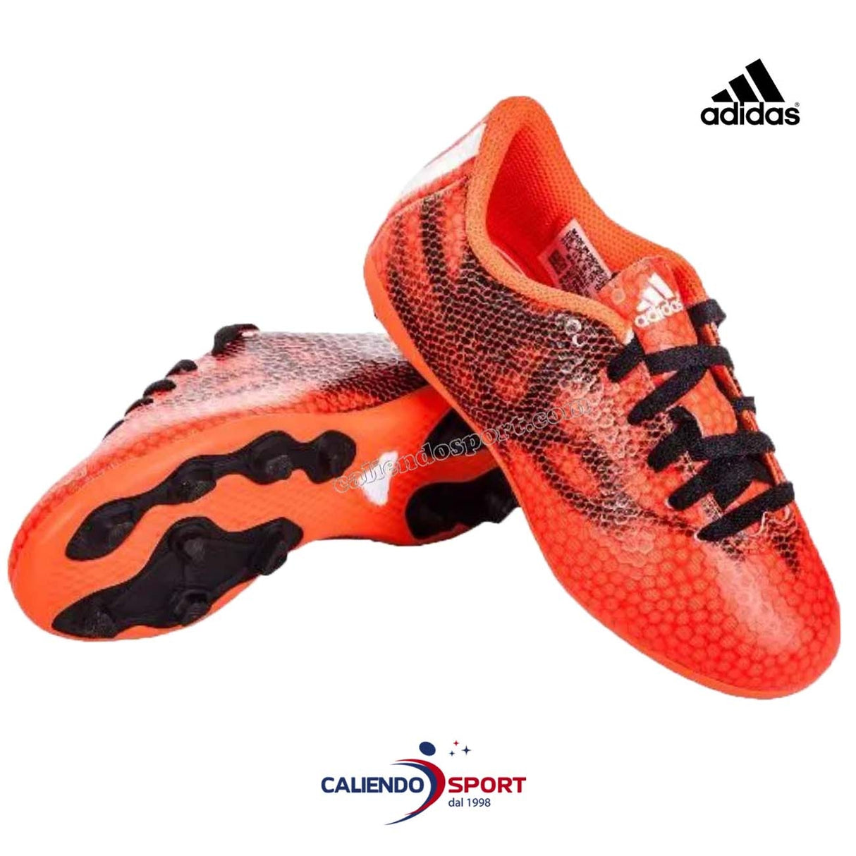 SCARPE CALCIO ADIDAS M29590 RAGAZZO JR ARANCIONE NERO