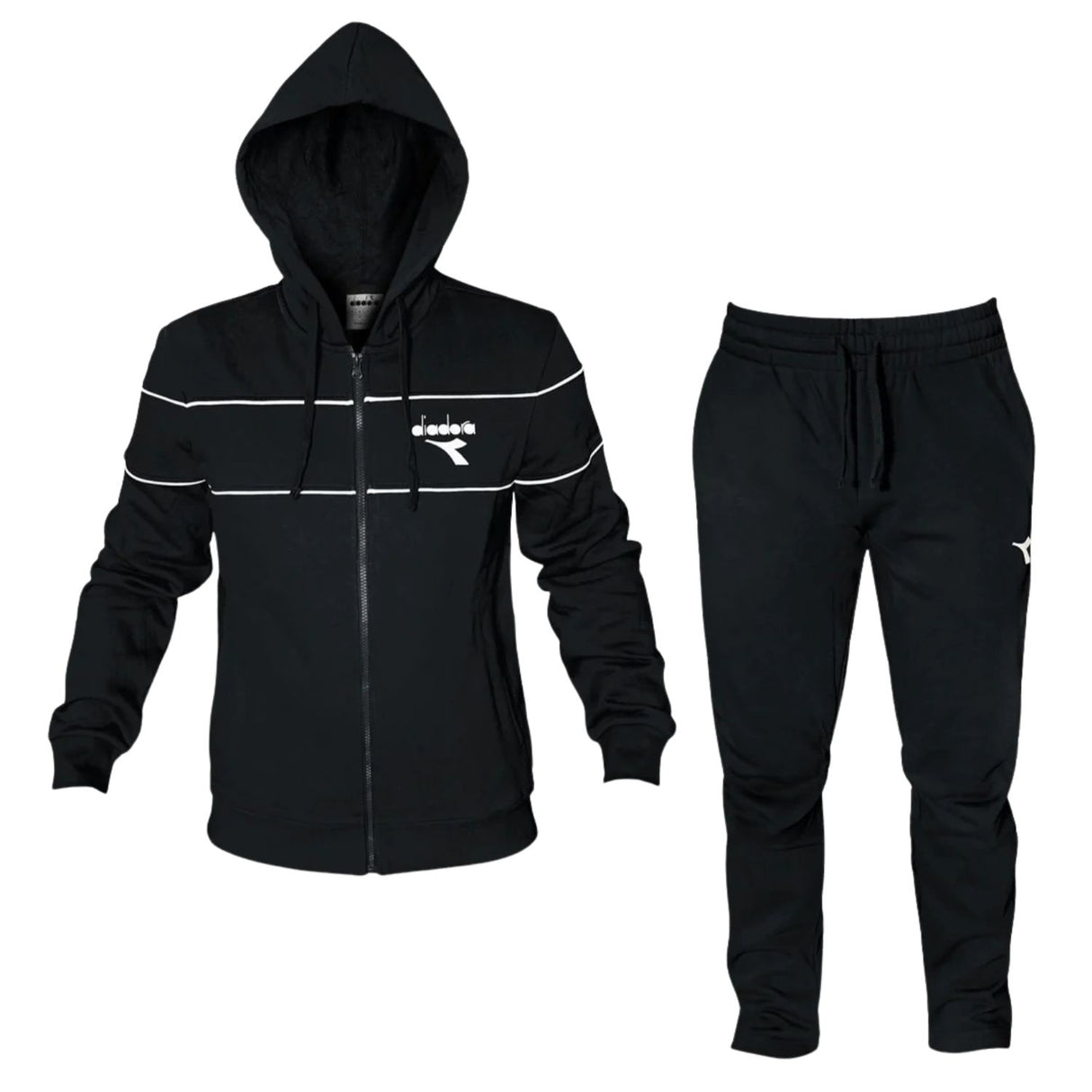 TUTA DIADORA 182283 80013 NERO FELPATA