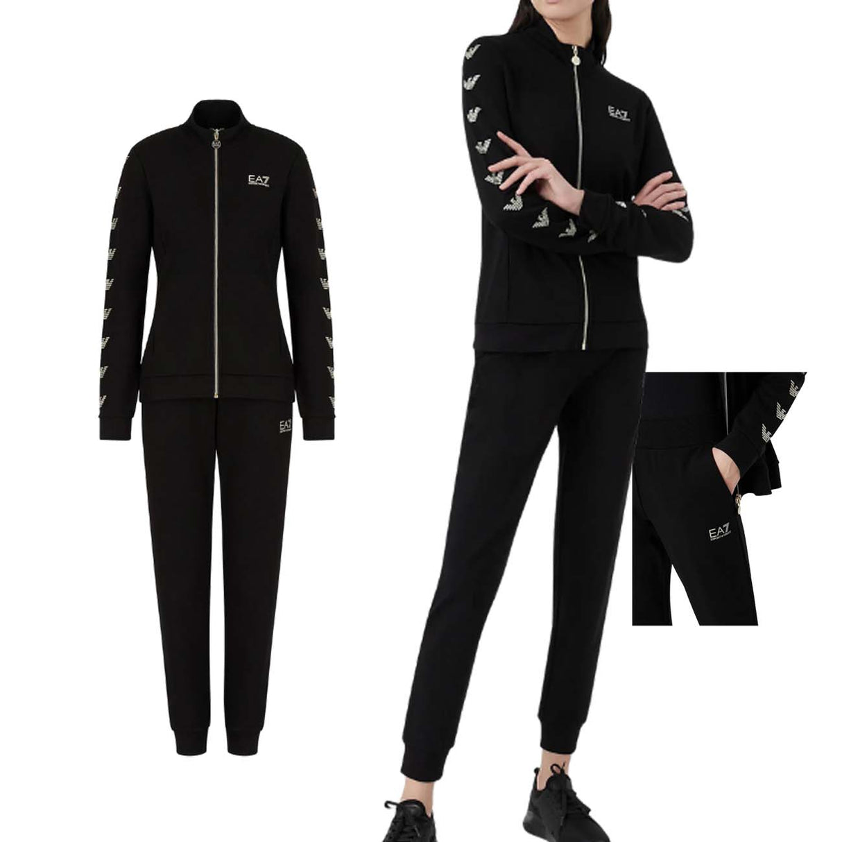 TUTA ARMANI EA7 DONNA 3LTV58TJ3PZ 0200