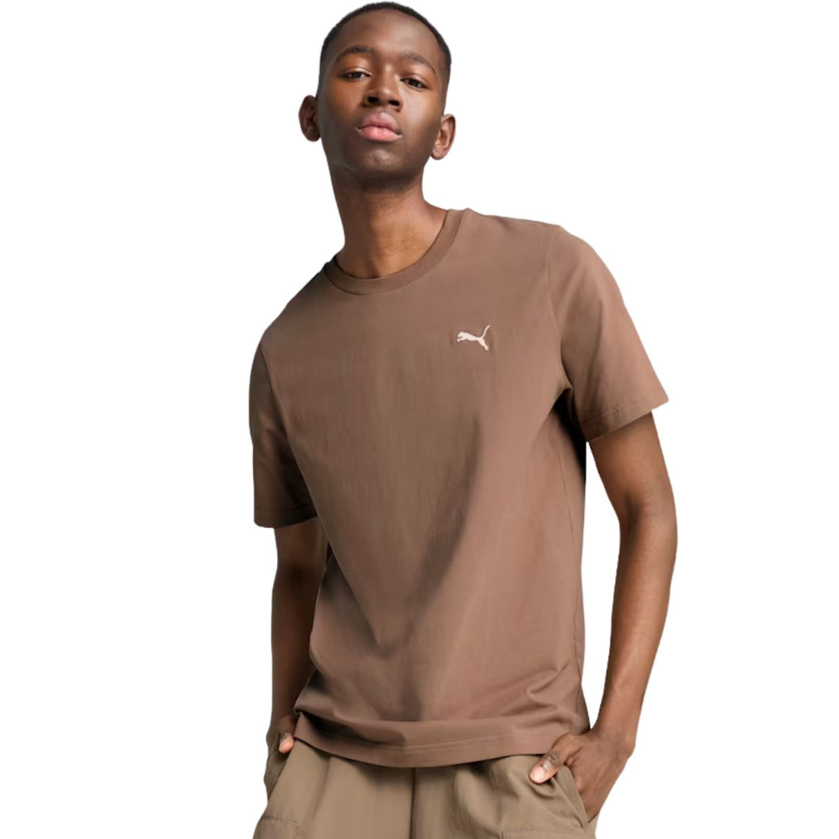 T-SHIRT PUMA 629644-93 ESSENTIALS COTONE BEIGE