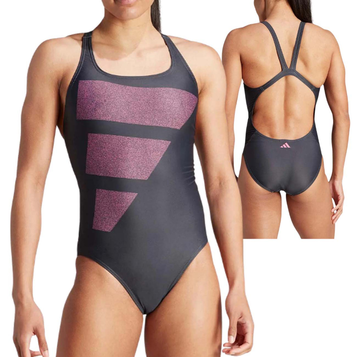 COSTUME DONNA ADIDAS IM1047 BIG BARS INTERO BLU MARINE