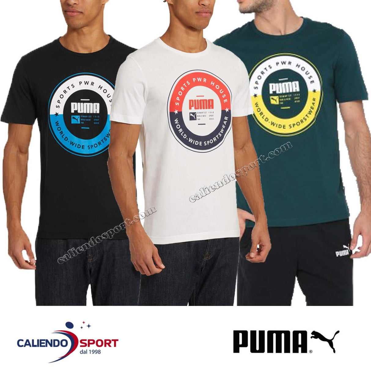 PUMA MEN'S T-SHIRT 854078 EXECUTION TEE COTTON SPORT -