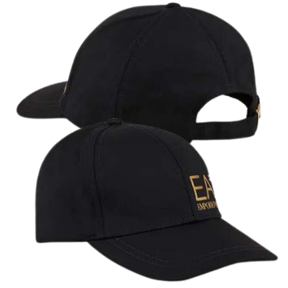 CAPPELLO ARMANI EA7 247088 CC010 11511 BASEBALL BIANCO NERO